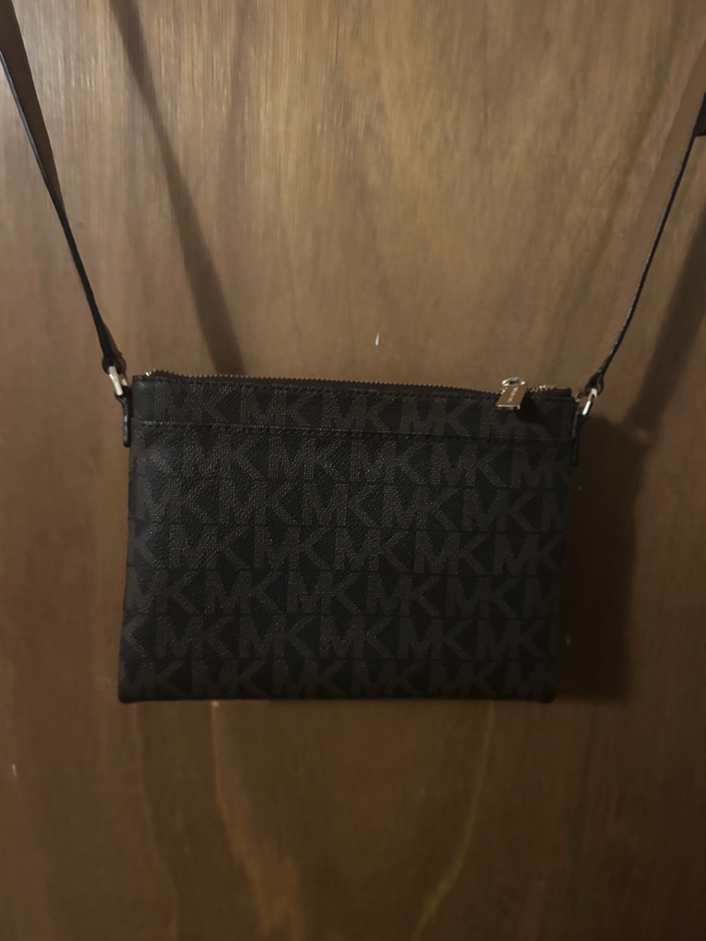 Michael Kors Brown Monogram Backpack and Crossbody bag - Picture 5 of 10